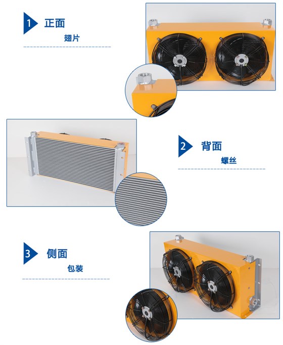 雙風(fēng)扇液壓油冷卻器AH1012L細節(jié)圖