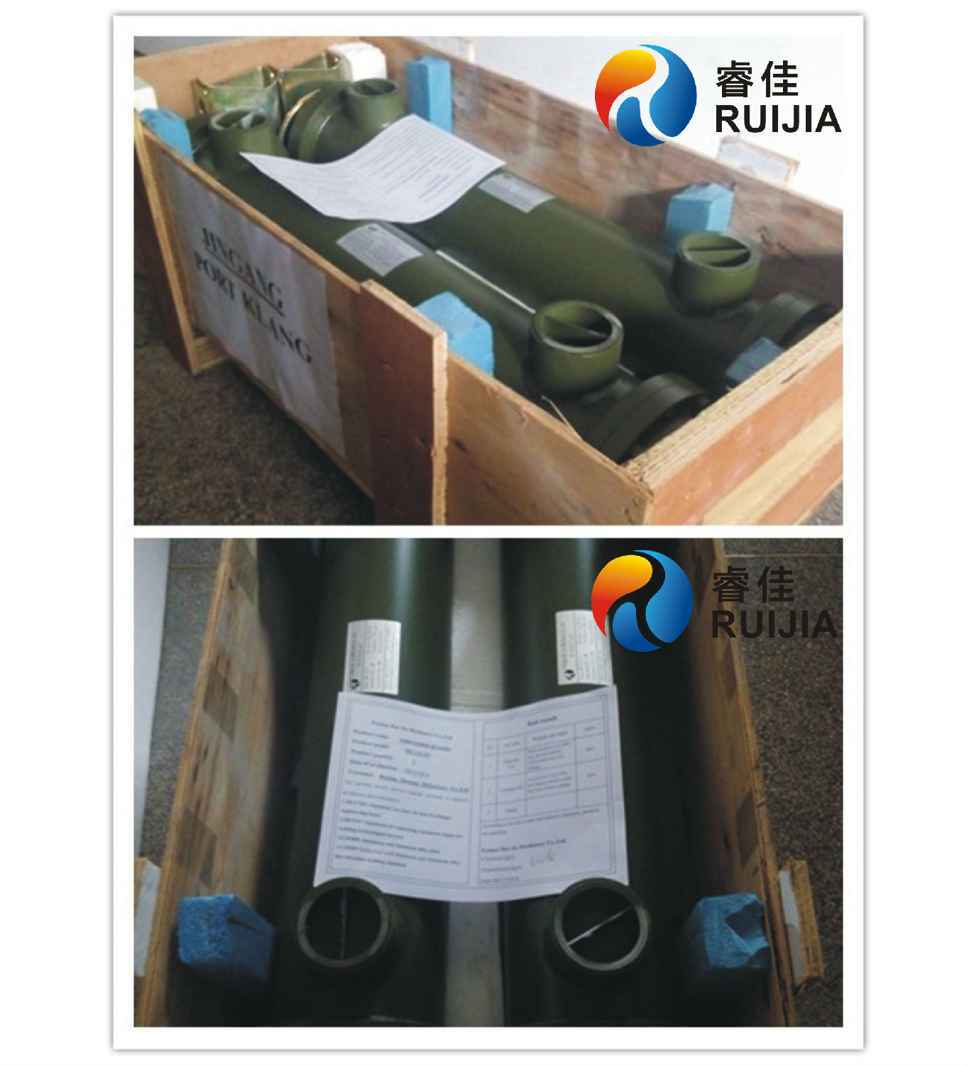 【出口】客戶訂購列管式油<font color='red'>水冷卻器</font>